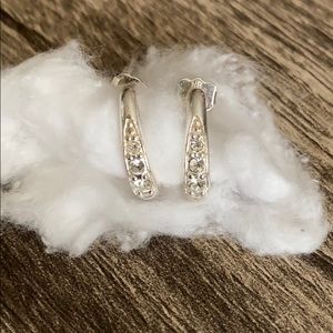 Silver earrings